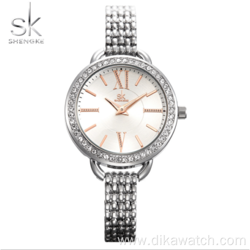 SHENGKE K0089 Ladies Watch Total Set Fashion Diamond Watch